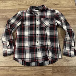 Harley Davidson Plaid Button Up Motorcycle Biker Size M